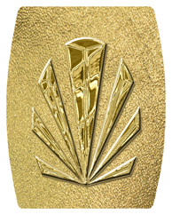 DAREC 602 GD SH GD Gold Sunburst Shimmer Gold Background